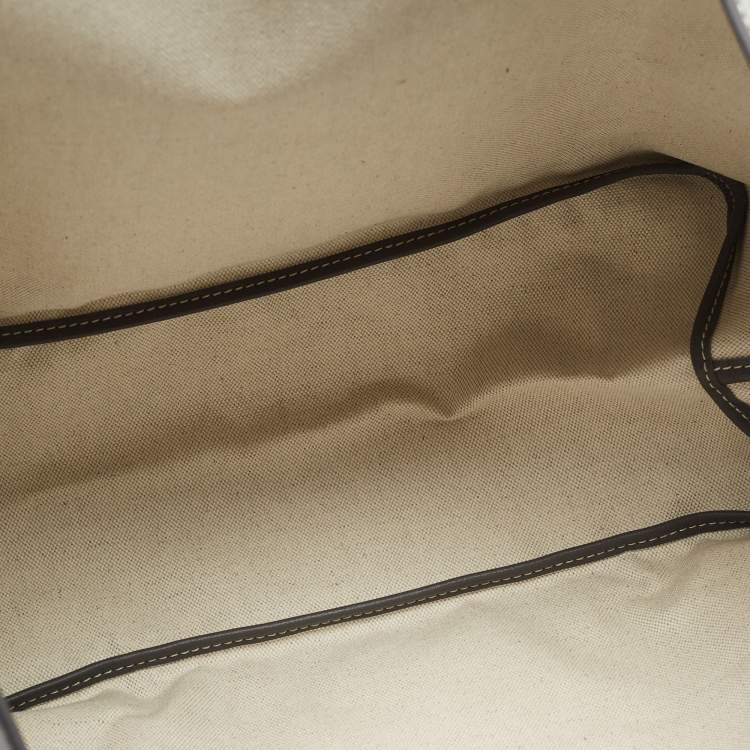 Pre Owned Goyard Grey Goyardine Coated Canvas and Leather Saint Louis PM Tote