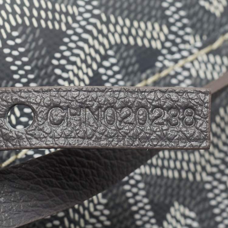 Pre Owned Goyard Grey Goyardine Coated Canvas and Leather Saint Louis PM Tote