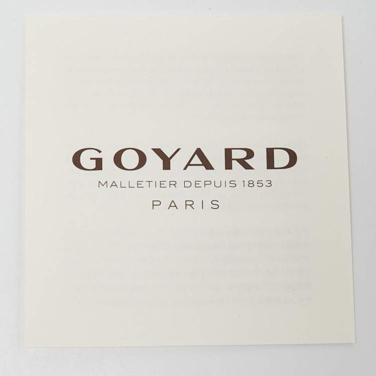 مملوكة مسبقًا Goyard Brown Goyardine Coated Canvas and Leather Saint Sulpice Card Holder