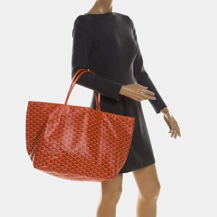 Goyard orange outlet tote