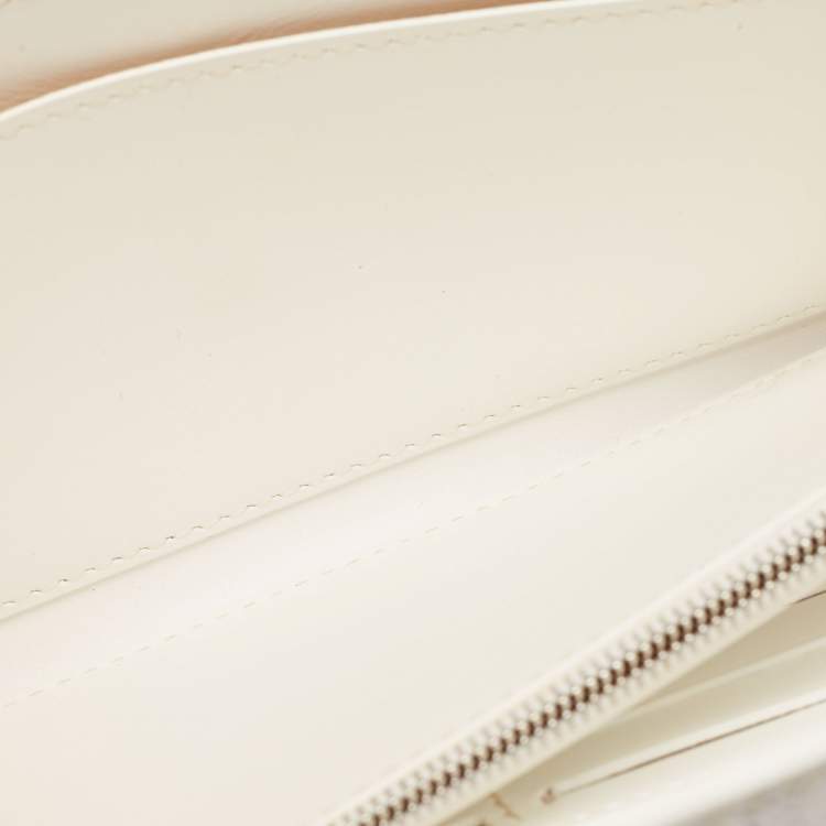 Pre Owned Goyard White Goyardine Coated Canvas Varenne Continental Wallet