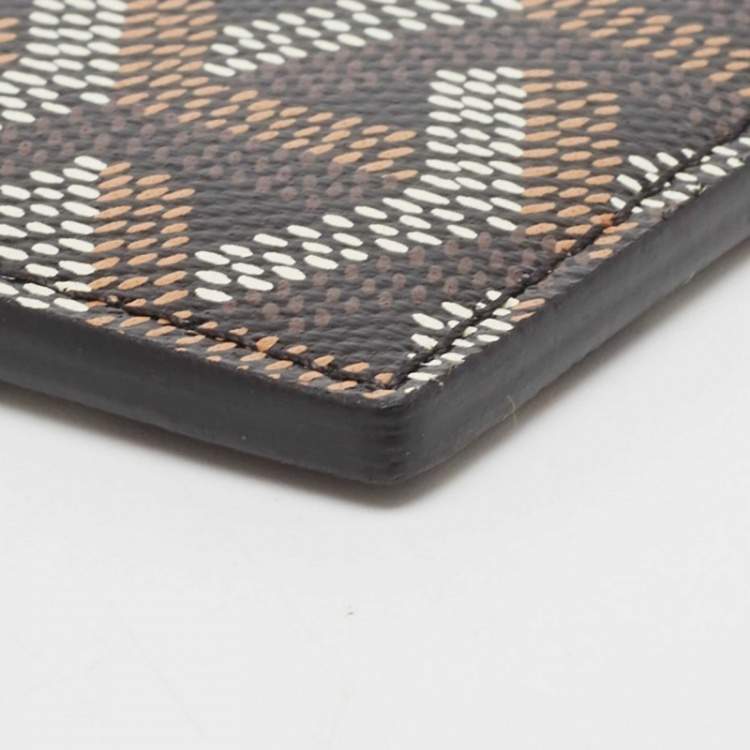 مملوكة مسبقًا Goyard Black Goyardine Coated Canvas and Leather Saint Sulpice Card Holder