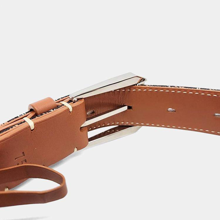 Pre Owned Goyard Leather Frigate Belt