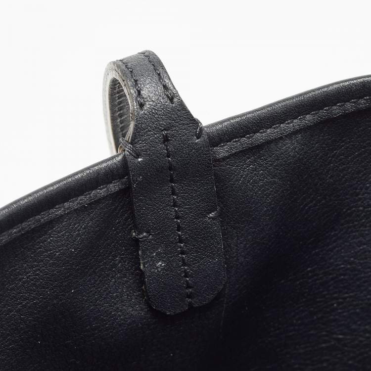 Pre Owned Goyard Black Goyardine Coated Canvas Anjou Mini Reversible Bag
