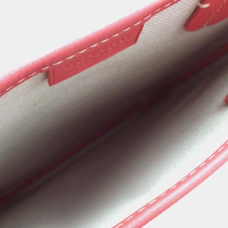 Pre Owned Goyard x Disney Pink Canvas Poitier Handbag