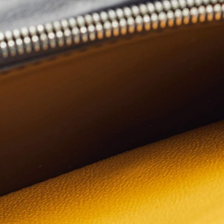 Pre Owned Goyard Black Goyardine Coated Canvas and Leather Richelieu Wallet