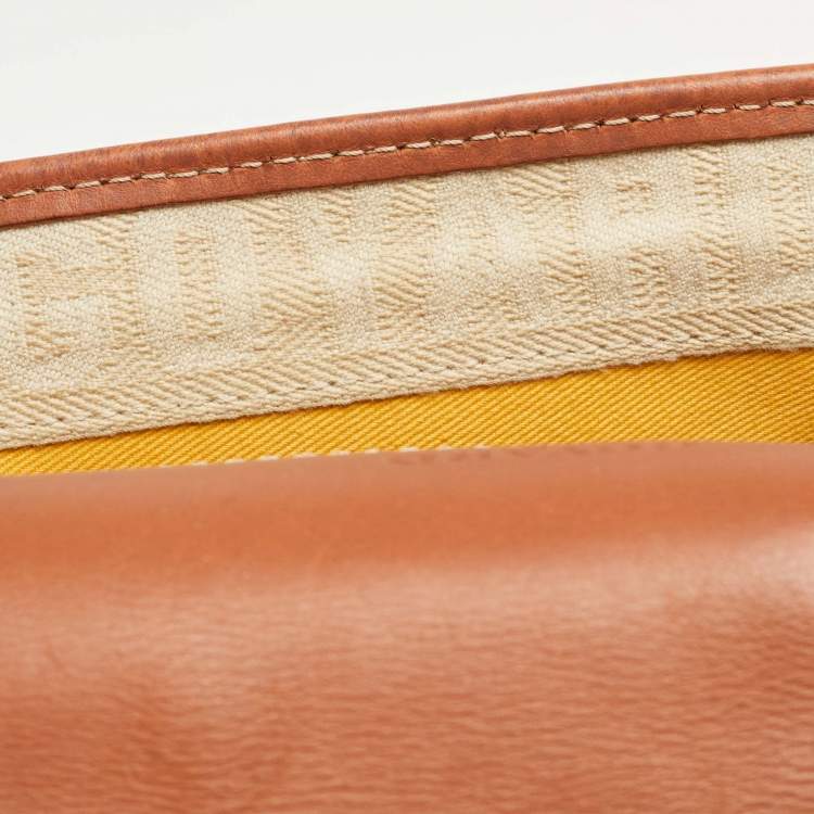 Pre Owned Goyard Brown Goyardine Coated Canvas and Leather Belvedere MM Saddle Bag