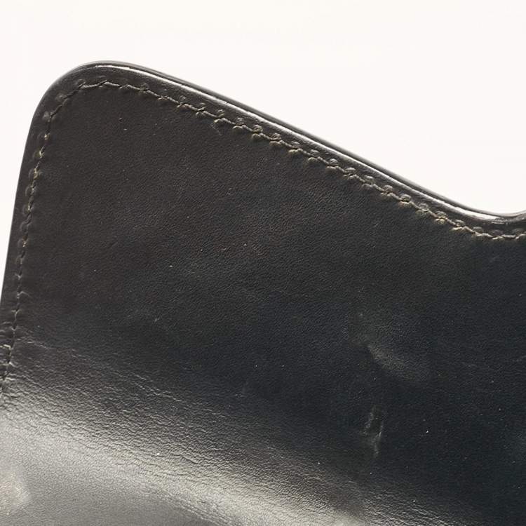 Pre Owned Goyard Black Goyardine Coated Canvas Saigon MM Top Handle Bag