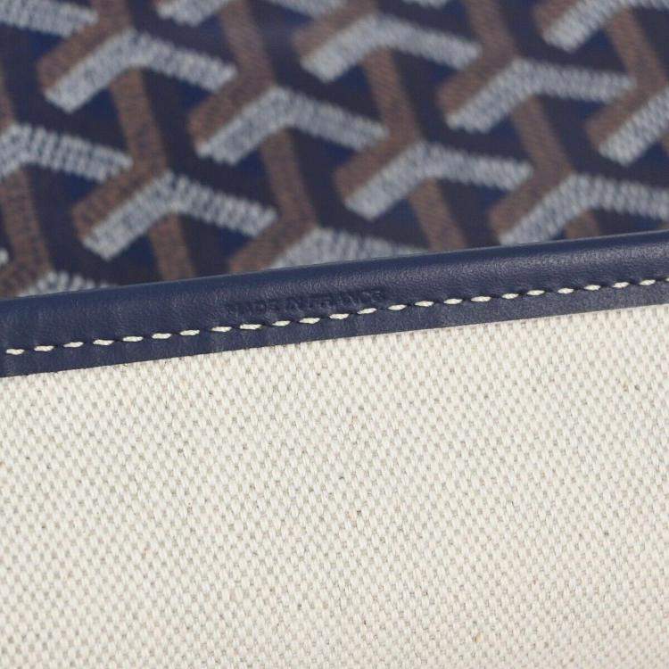 Pre Owned Goyard Navy St. Louis GM Tote Handbag