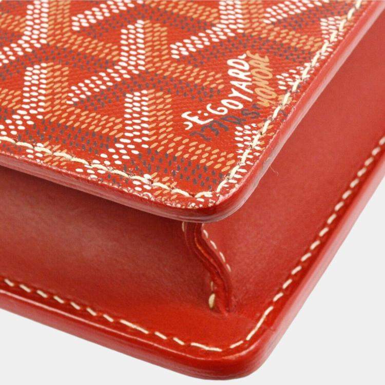 Pre Owned Goyard Red Chypre Briefcase