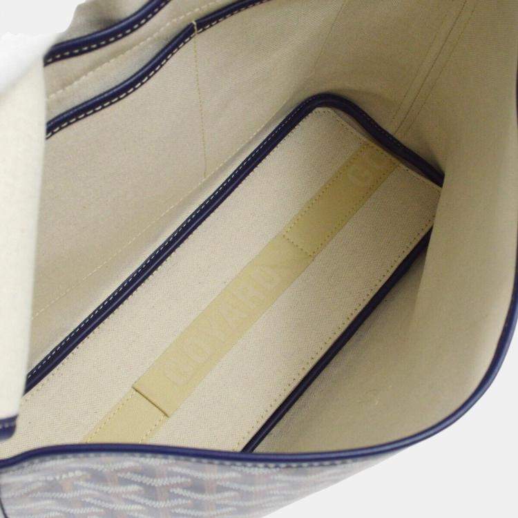 Pre Owned Goyard Blue Capetien MM Bag