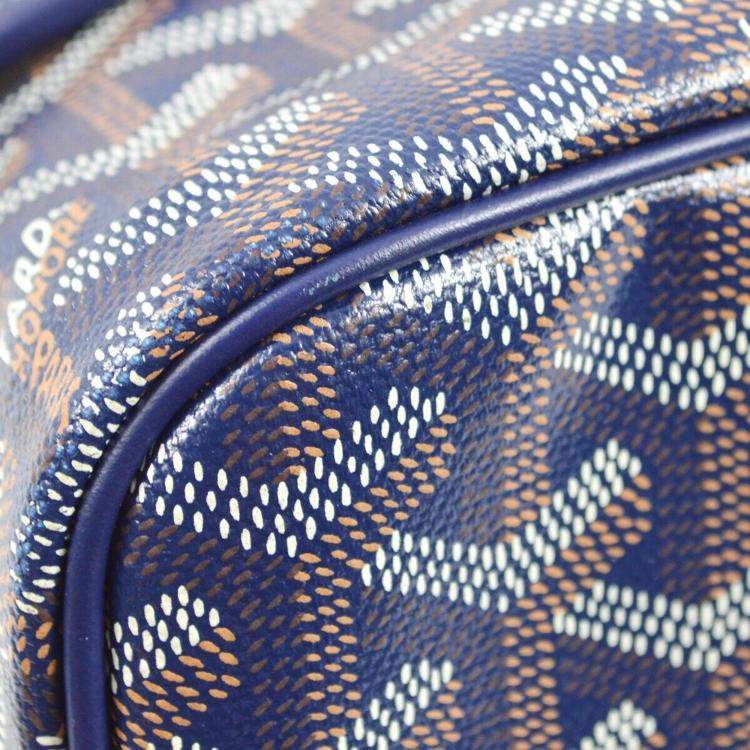 Pre Owned Goyard Blue Capetien MM Bag