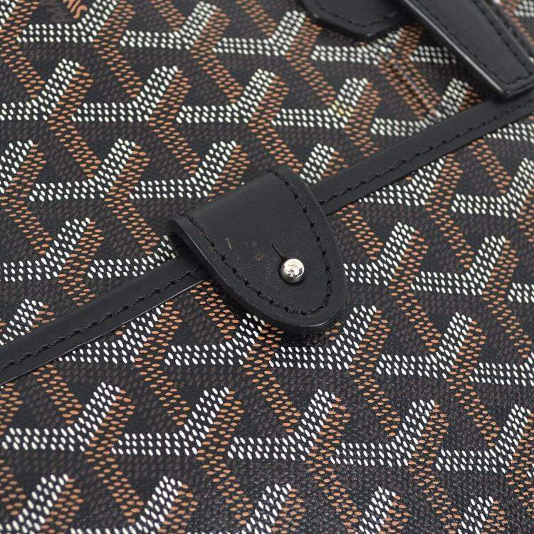 Pre Owned Goyard Black Diplomat Briefcase Handbag