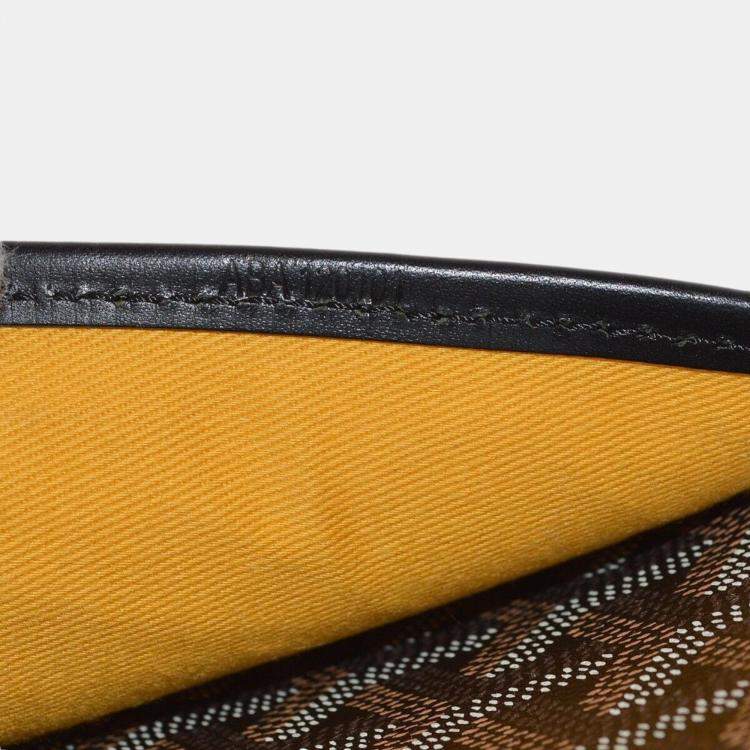 Pre Owned Goyard Black Diplomat Briefcase Handbag