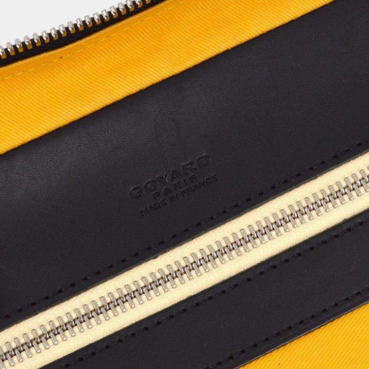 Pre Owned Goyard Black Diplomat Briefcase Handbag