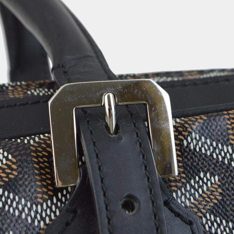 Pre Owned Goyard Black Stainless Steel PM Briefcase Handbag