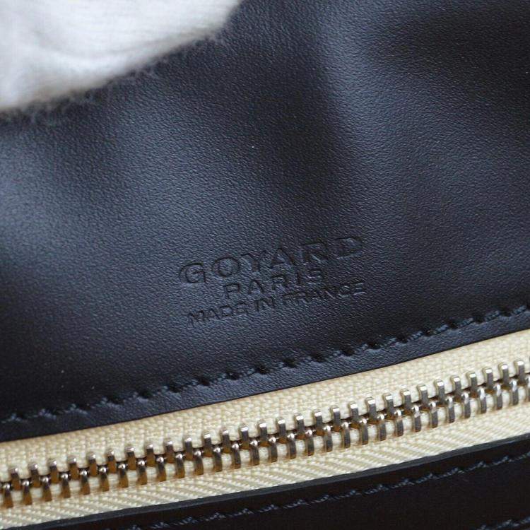 Pre Owned Goyard Black Stainless Steel PM Briefcase Handbag