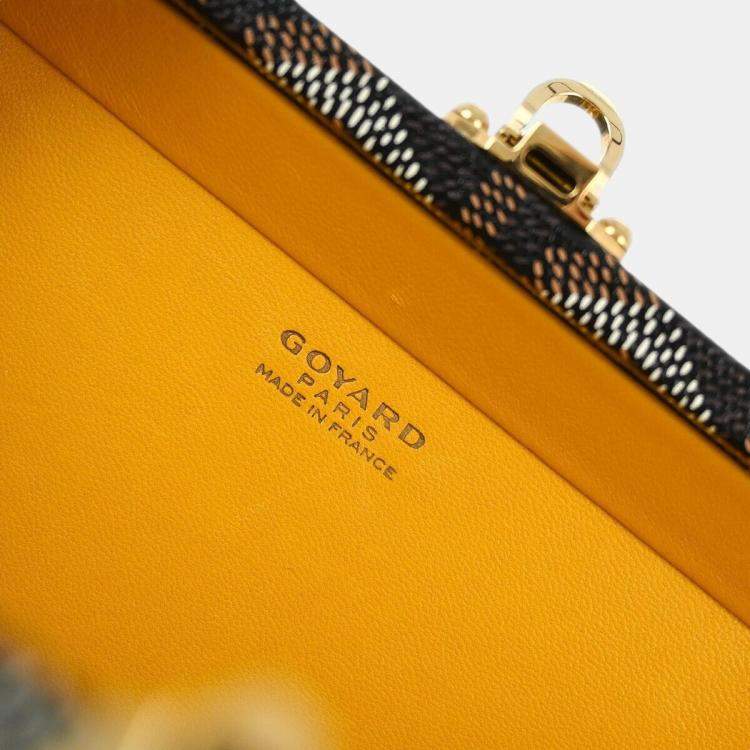 Pre Owned Goyard Brown Minaudiere Trunk Bag