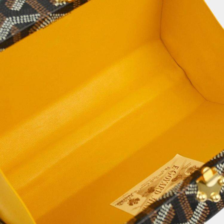 Pre Owned Goyard Brown Minaudiere Trunk Bag