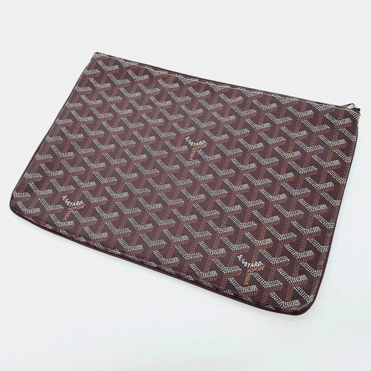 Pre Owned Goyard Senna Clutch MM Bag