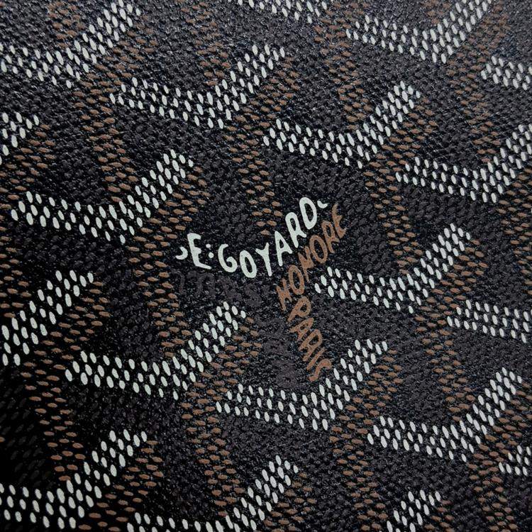 Pre Owned Goyard Black Multicolor PVC Compagnon Universal Bag