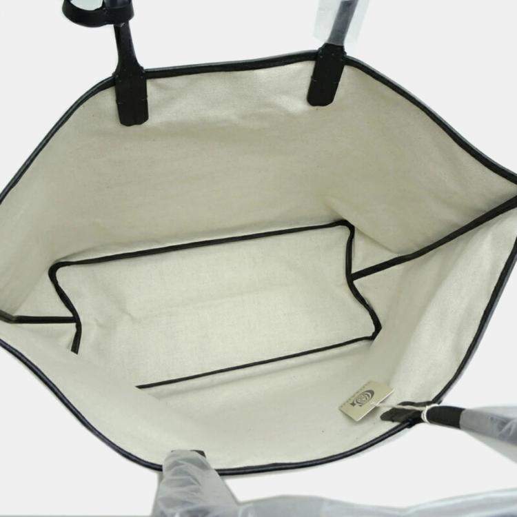 Pre Owned Goyard Black Leather Saint Louis PM Tote Bag