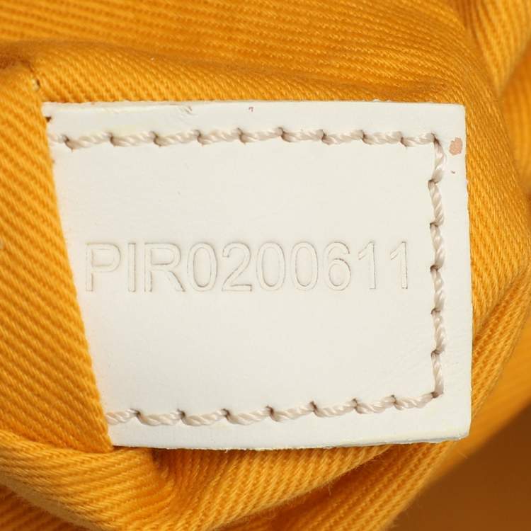 Pre Owned Goyard White Goyardine Coated Canvas 35 Croisiere Duffel Bag