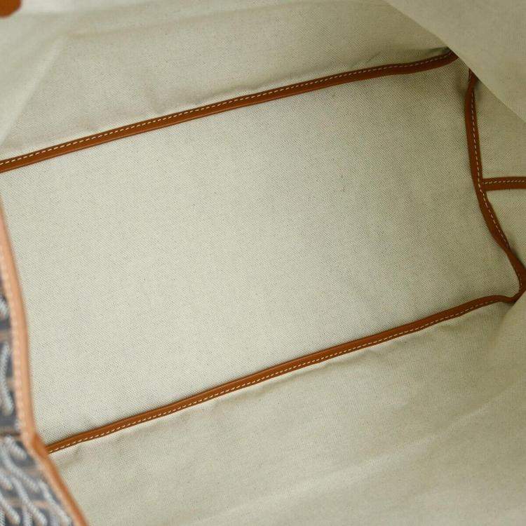 Pre Owned Goyard Brown Canvas Goyardine St. Louis GM Tote Bag