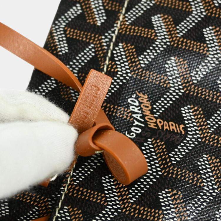 Pre Owned Goyard Brown Canvas Goyardine St. Louis GM Tote Bag
