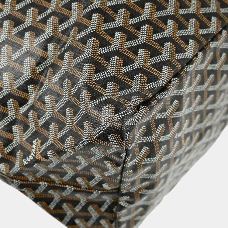 Pre Owned Goyard Brown Canvas Goyardine St. Louis GM Tote Bag