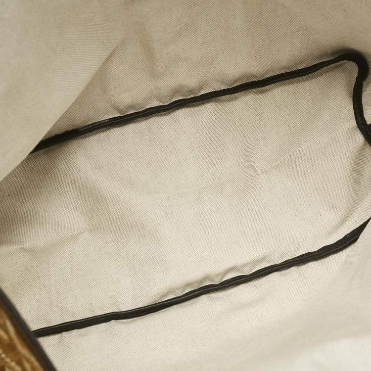 Pre Owned Goyard Black Goyardine Coated Canvas Saint Louis PM Tote