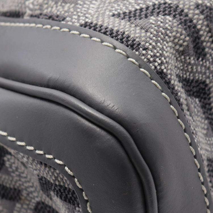 Pre Owned Goyard Grey Canvas and Leather Sac Voltaire Tote Bag
