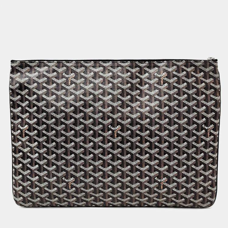 Pre Owned Goyard Brown PVC Goyard Senna GM bag