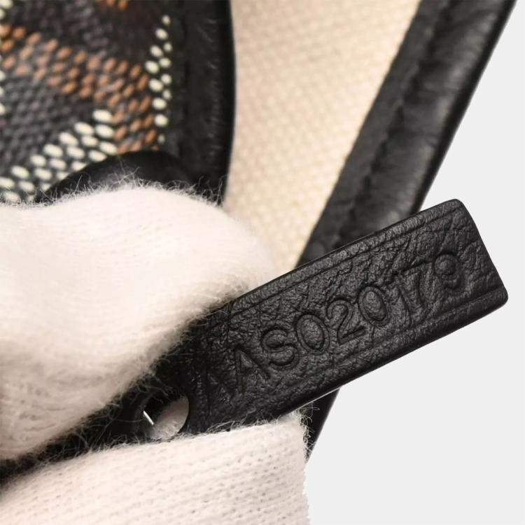 Pre Owned Goyard Black St. Louis PM Tote Handbag