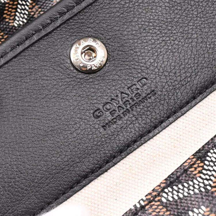 Pre Owned Goyard Black St. Louis PM Tote Handbag