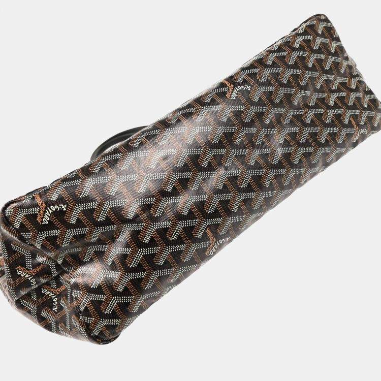 Pre Owned Goyard Black St. Louis PM Tote Handbag