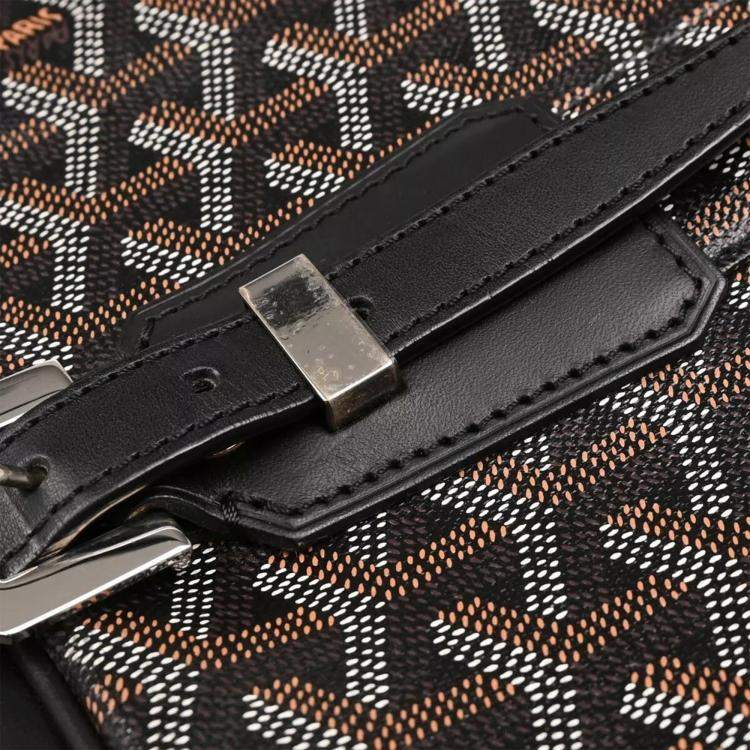 Pre Owned Goyard Black Ambassade PM Briefcase Handbag