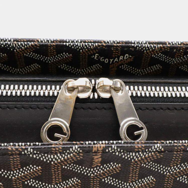 Pre Owned Goyard Black Okinawa PM Tote Bag