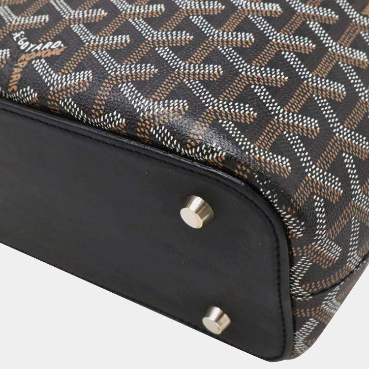Pre Owned Goyard Black Okinawa PM Tote Bag