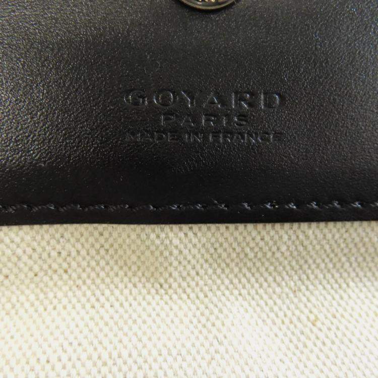 Pre Owned Goyard Black Coated Canvas Saint Louis GM Tote Bag