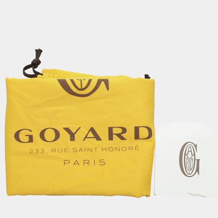 Pre Owned Goyard Red Coated Canvas Villette MM Tote Bag