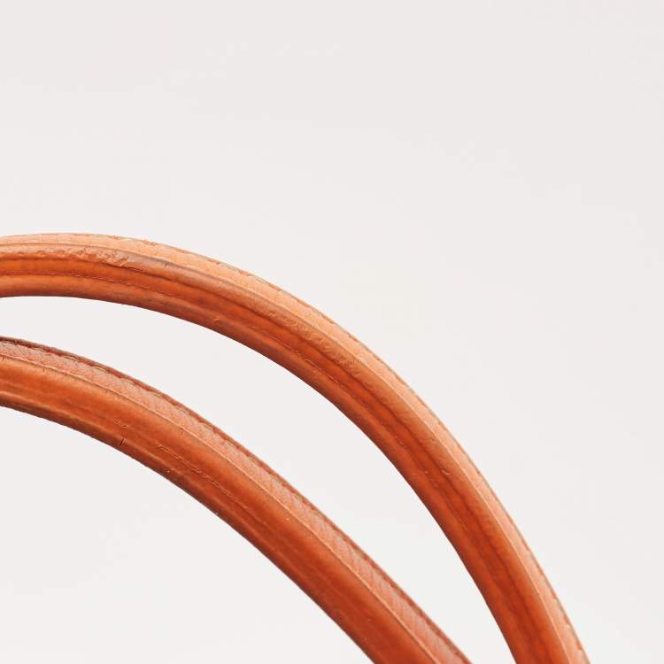 Pre Owned Goyard Orange Goyardine Coated Canvas Saint Louis PM Tote