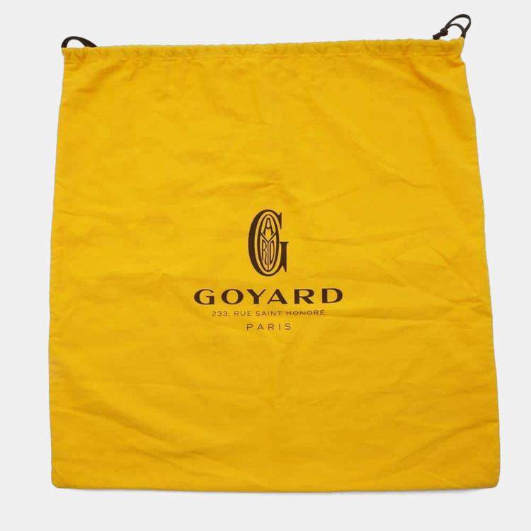 Pre Owned Goyard Goyardine Canvas Artois PM Tote Bag 
