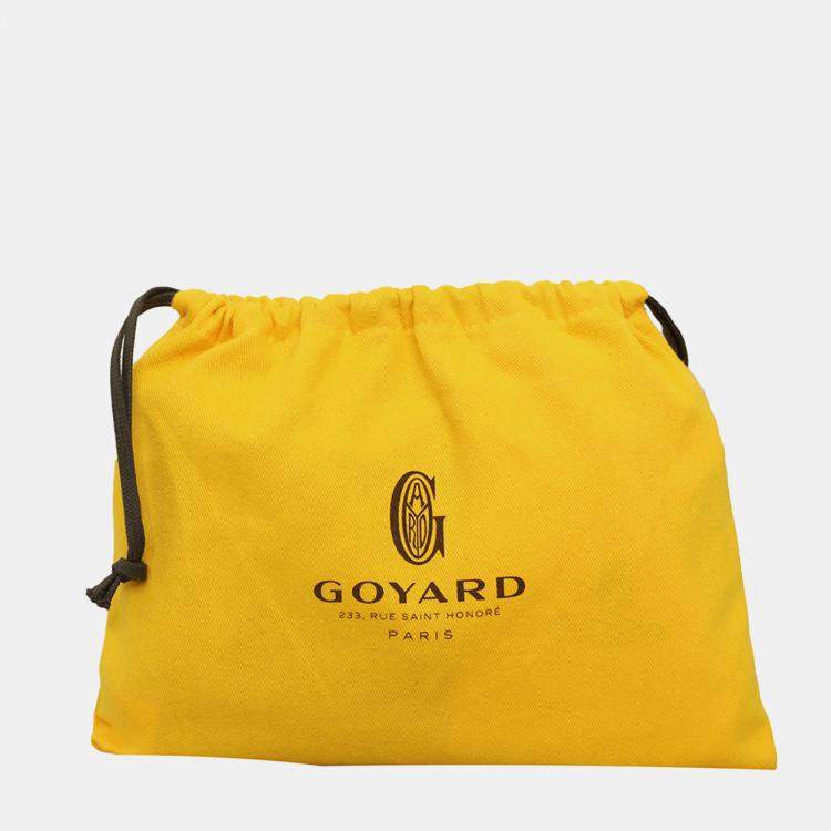 Pre Owned Goyard Green Plumet Pocket Wallet