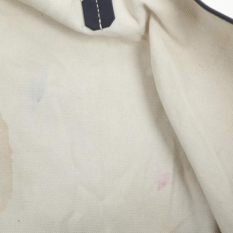 Pre Owned Goyard Blue Goyardine Canvas Saint Louis GM Bag