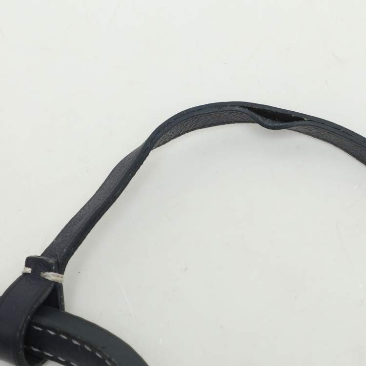 Pre Owned Goyard Blue Goyardine Canvas Saint Louis GM Bag