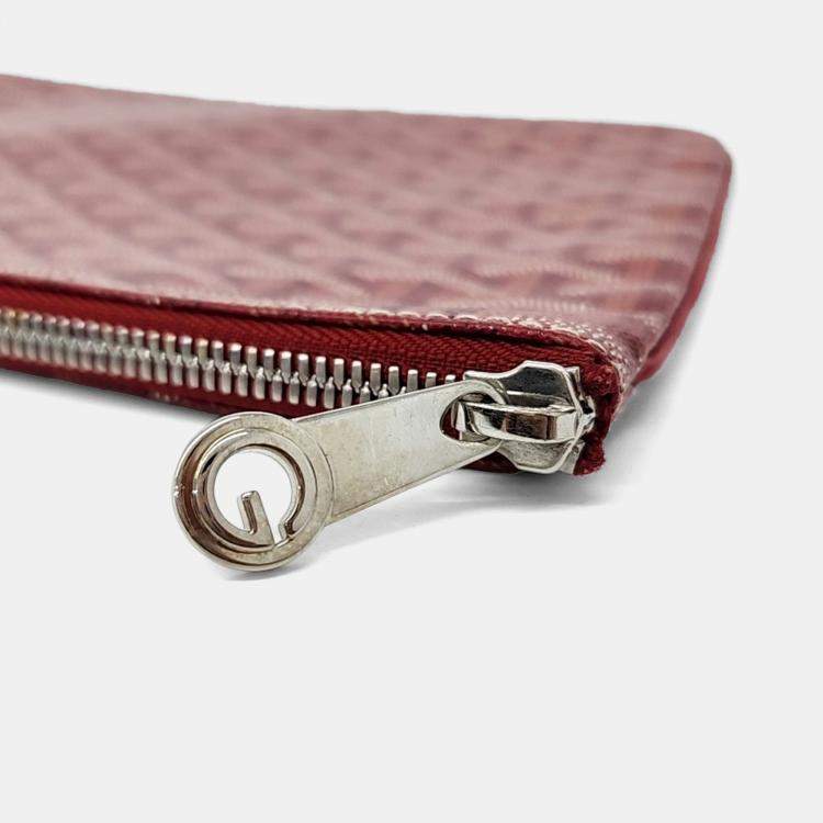 Pre Owned Goyard Red PVC Sena MM
