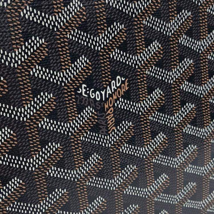 Pre Owned Goyard Brown Coated Canvas Sena MM Bag