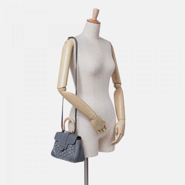 Pre Owned Goyard Saigon Souple Mini Goyardine Bag