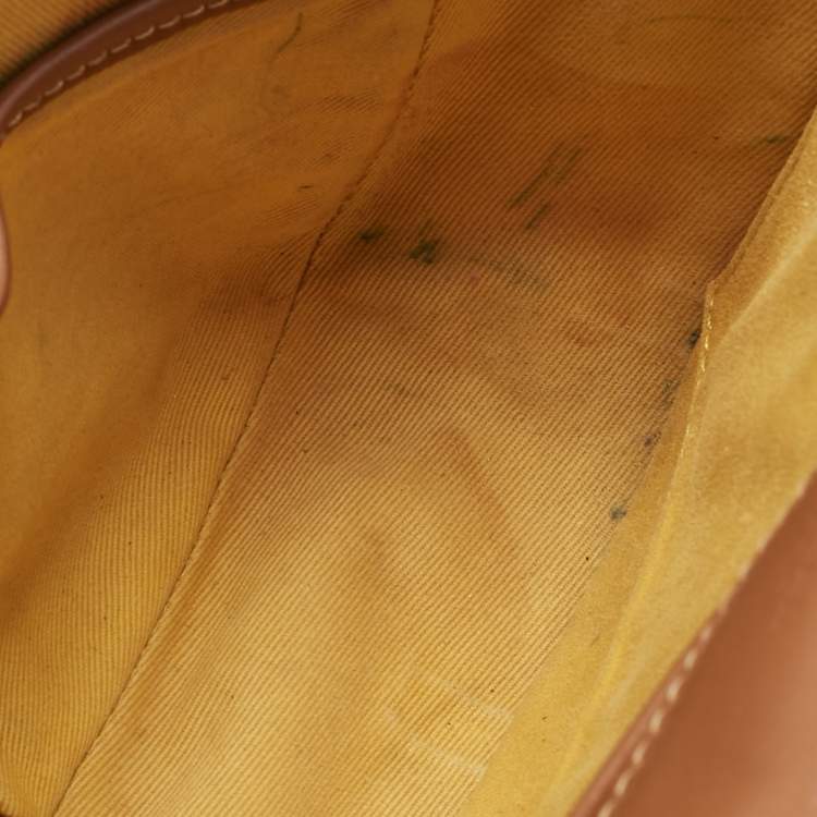 Pre Owned Goyard Brown Goyardine Coated Canvas Belvedere ll PM Bag